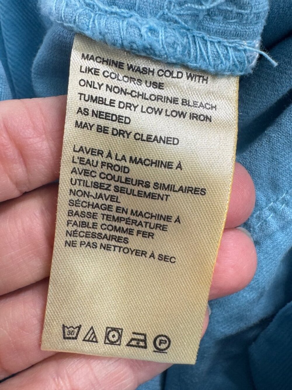 We The Free Jayde Corduroy Flare Pants Blue Size 27 - Picture 6 of 14